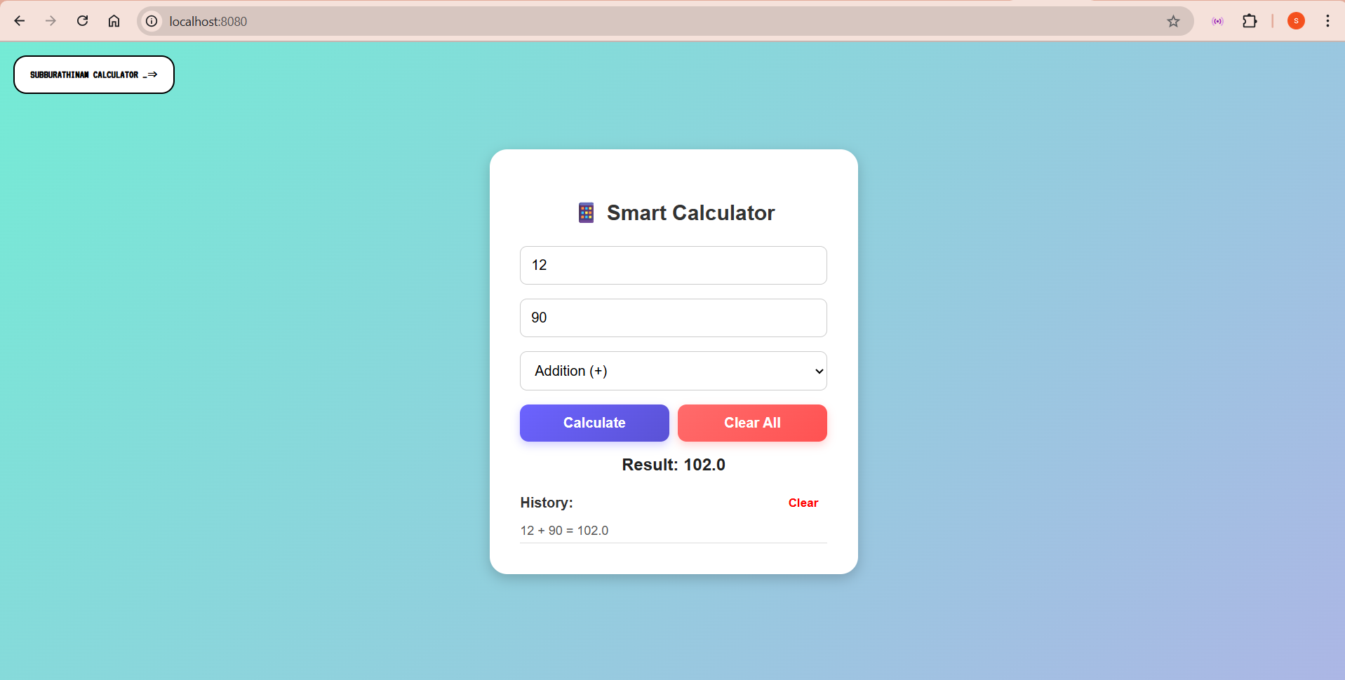 Calculator UI